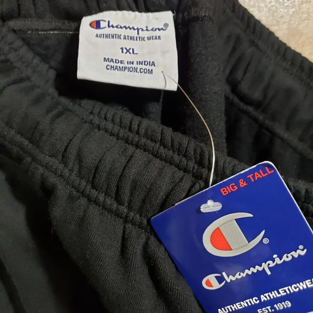 Champion NWT fleece knit‎ big & tall men's size 1X logo shorts